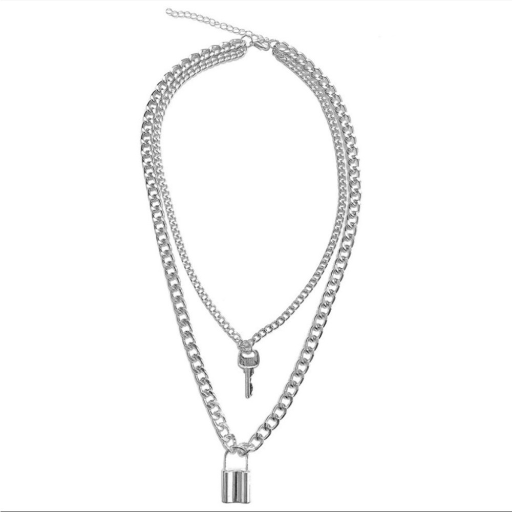 New Lock and Key Necklace